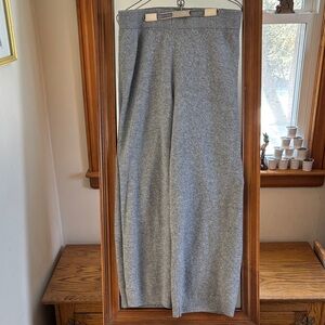 Time and Tru Gray Knit Women's Sweater Pants Size M (8-10)